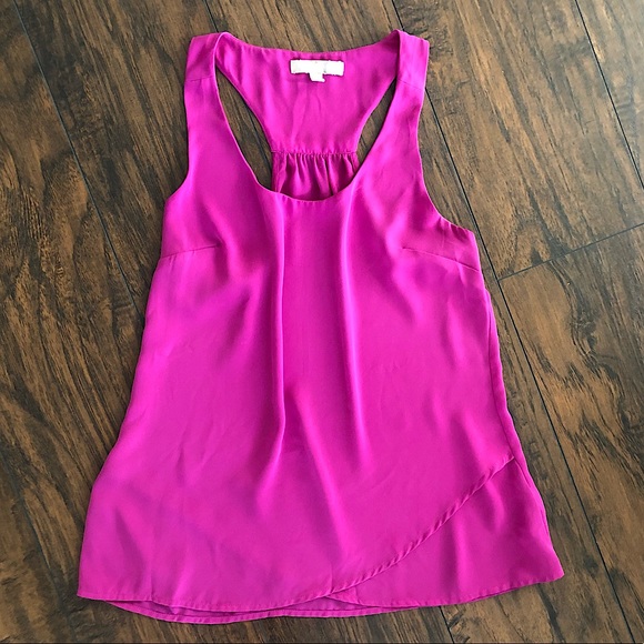 Banana Republic Tops - 🚨BOGO for $1🚨 Banana Republic - Pink Racerback Sleeveless Blouse - Size S